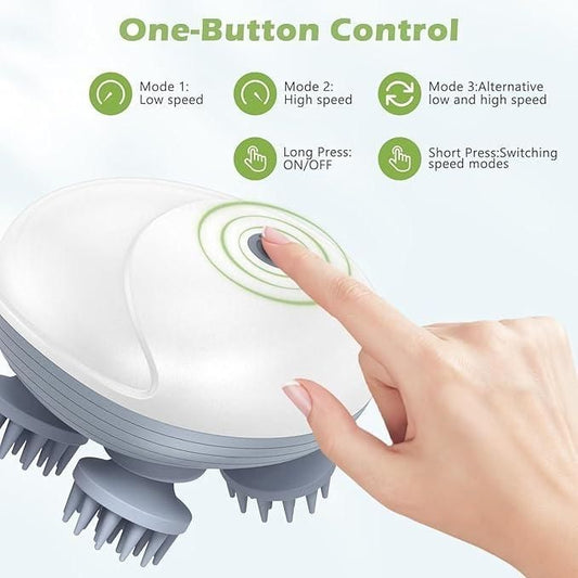 Electric head massager