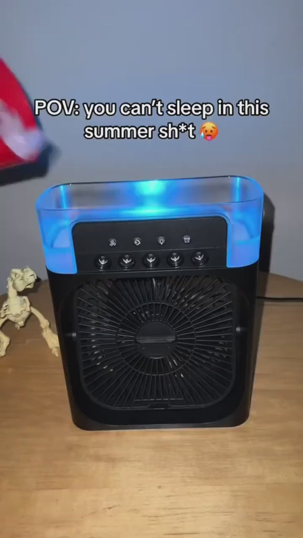 "CoolBreeze Pro™ – USB Air Cooler Fan for Instant Chill"